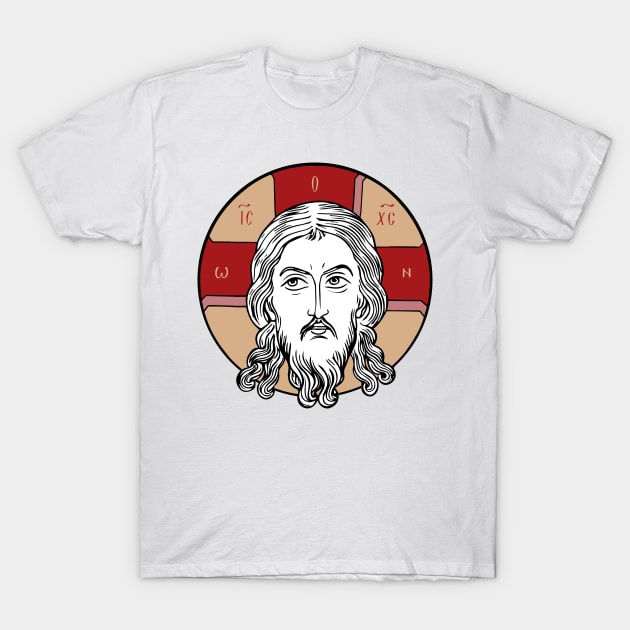 Icon Not Made With Hands v.2 | The Holy Face | Face of Christ T-Shirt by EkromDesigns